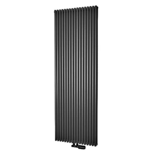 Радіатор Isan ARUBA DOUBLE 1800x600 RAL9005 Підключення нижнє по центру