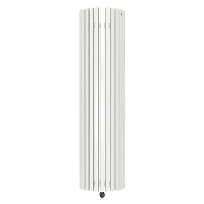 Радіатор Terma Triga AW E 1900x430 RAL9016 Підключення нижнє по центру
