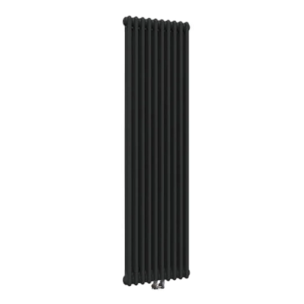 Радіатор Delonghi Multicolonna 2 1800x460 10 секцій RAL9005 Підключення нижнє по центру
