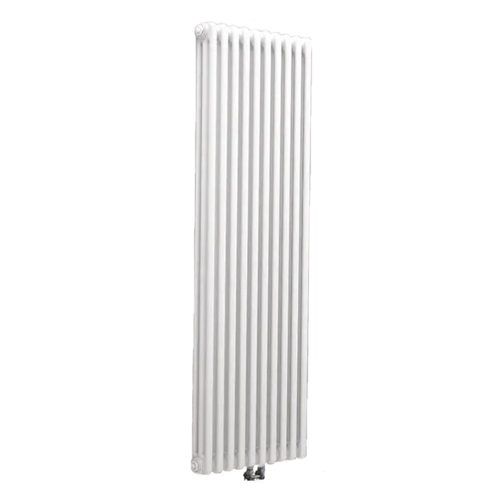 Радіатор Delonghi Multicolonna 3 2000x460 10 секцій RAL9016 Підключення нижнє ліве або праве