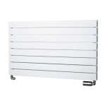 Isan COLLOM DOUBLE H 602x1000 RAL9016 Підключення нижнє