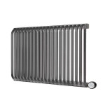 Terma Delfin 440x820 RAL9005 Підключення бокове праве