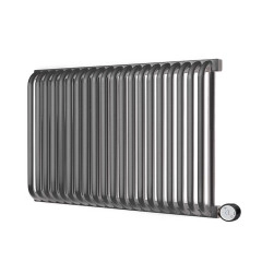 Terma Delfin 640x820 RAL9005 Підключення бокове праве