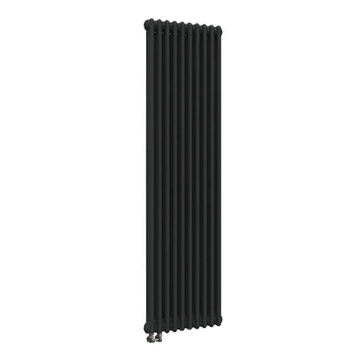 Радіатор Delonghi Multicolonna 3 2000x460 10 секцій RAL9005 Підключення нижнє ліве або праве