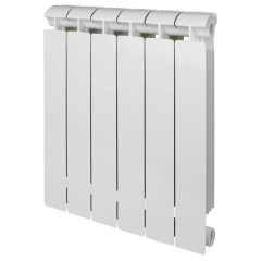 Global Style Extra 500/80 568x1040 13 секцій RAL9016 Підключення бокове