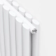 Радіатор Ideale Adele 12 1500x472 8 секцій RAL9016 Підключення бокове різностороннє