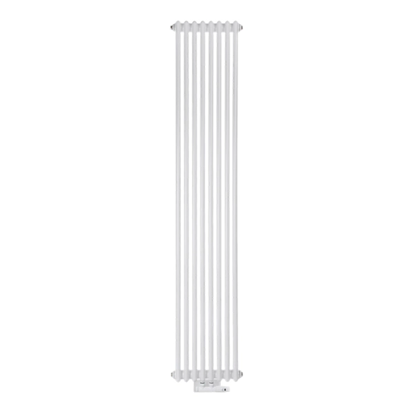 Радіатор Luxrad Columnus 1800x380 RAL9016 Підключення нижнє по центру