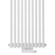 Радіатор Luxrad Columnus 1800x450 RAL9003 Підключення нижнє по центру