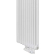 Радіатор Luxrad Columnus 2000x450x66 RAL9003 Підключення нижнє по центру
