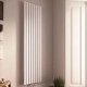 Радіатор Luxrad Fortuna 1800x468 RAL9003 Підключення нижнє по центру