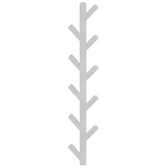 Рушникосушка електрична Genesis Aqua Albero Long 1400x240 RAL9003