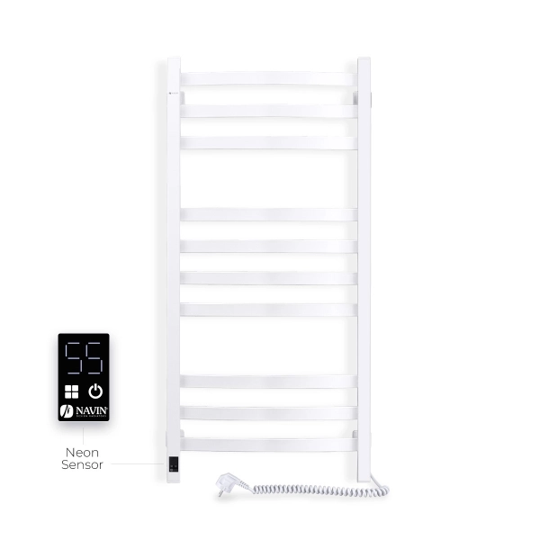 Рушникосушка електрична Navin Avalon 1000x480 RAL9016 правостороння