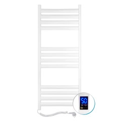 Рушникосушка електрична Navin Ellipse 1200x500 RAL9016 лівостороння