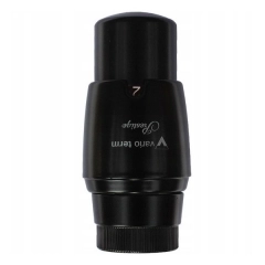 Термостатична головка PRESTIGE GS.04 (standard RA, Click) Чорний глянцевий