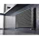 Радіатор Antrax AO 25d 404x1000 11 cекцій RAL9005 Підключення нижнє різностороннє