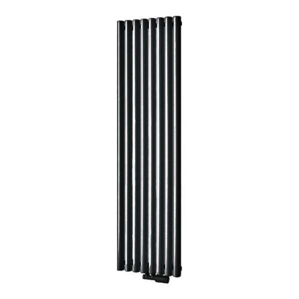 Радіатор Isan AKROS 1500x590 RAL9005 Підключення нижнє по центру