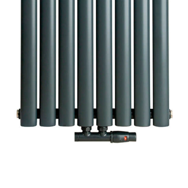 Радіатор Rastas Aurora 1 1800x480 RAL7016 Підключення нижнє по центру