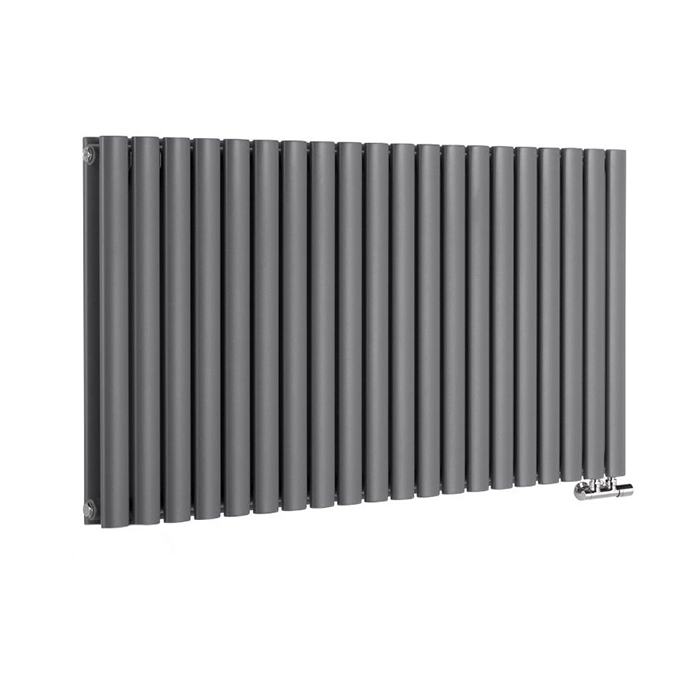 Радіатор Rastas Aurora 2 500x1200 RAL7016 Підключення нижнє ліве або праве