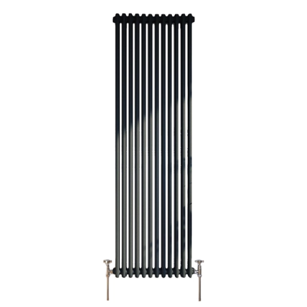 Радіатор Rastas Claudia 2 2000x560 RAL9005 Підключення бокове різностороннє