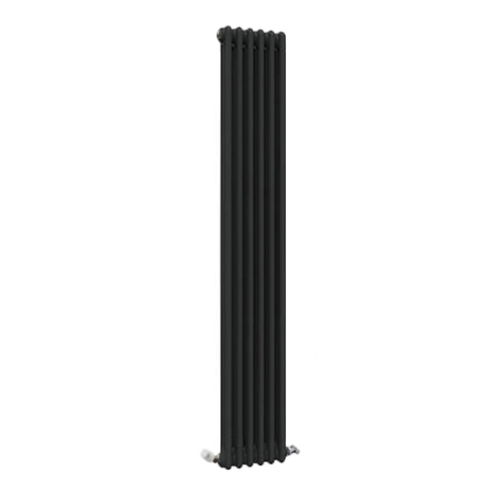 Радіатор Delonghi Multicolonna 2 1800x276 6 секцій RAL9005 Підключення бокове різностороннє