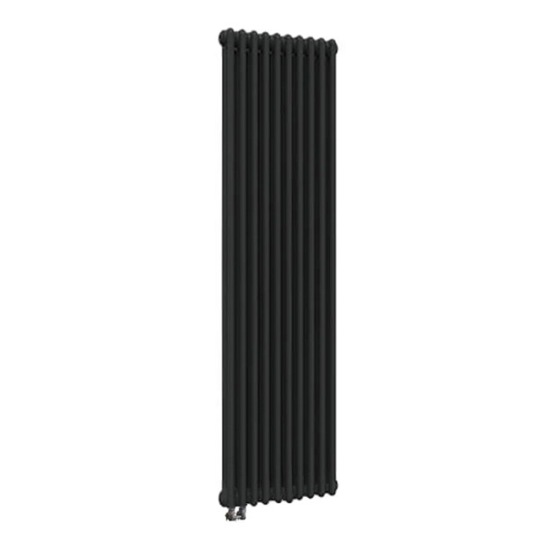 Радіатор Delonghi Multicolonna 2 2000x460 10 секцій RAL9005 Підключення нижнє ліве або праве