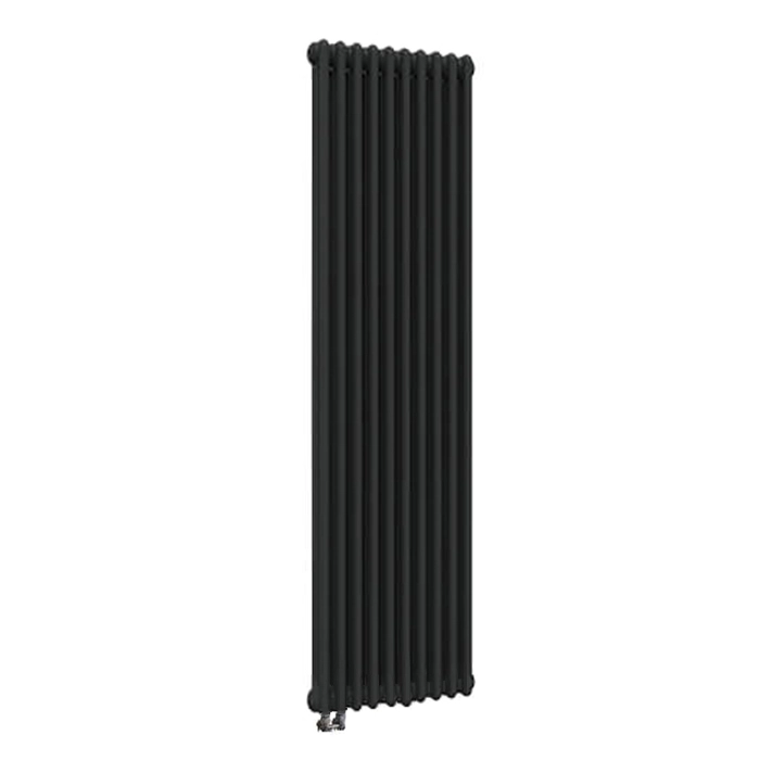 Радіатор Delonghi Multicolonna 2 2000x460 10 секцій RAL9005 Підключення нижнє ліве або праве