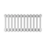 Purmo Delta Laserline 2016 155x600 12 секцій RAL9016