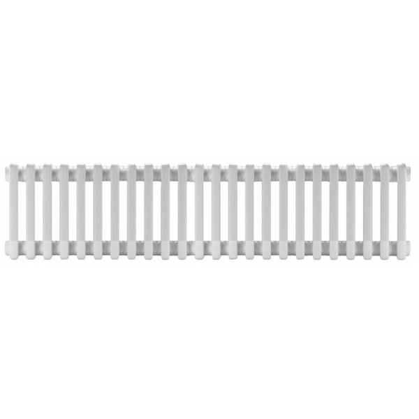 Радіатор Purmo Delta Laserline 2016 155x1200 24 секції RAL9016 Підключення бокове ліве або праве