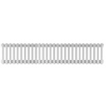 Purmo Delta Laserline 2016 155x1400 28 секцій RAL9016