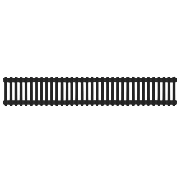 Радіатор Purmo Delta Laserline 2016 155x1700 34 секції RAL9005 Підключення бокове ліве або праве