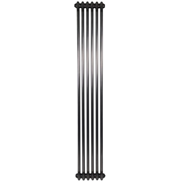 Радіатор Warm Well Column 2 1800x290 6 секцій Необроблений метал Підключення бокове праве