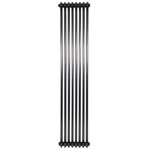 Радіатор Warm Well Column 2 1800x380 8 секцій Необроблений метал Підключення бокове праве