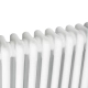 Радіатор Warm Well Column 3 575x1010 22 секції Білий Підключення нижнє праве