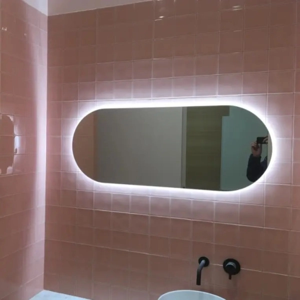 Дзеркало Vidrio Aron horizontal з LED підсвіткою 900x700 мм