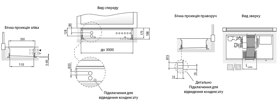 Технічне креслення ARBONIA ASCOTHERM ECO KC 291 - 175x350