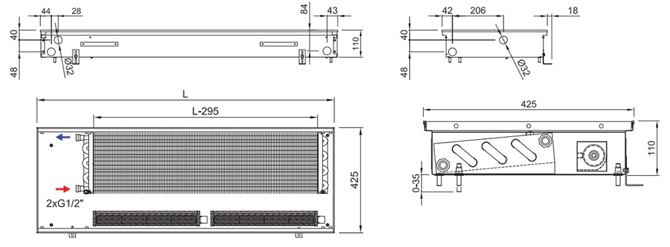 Технічне креслення Isan Termo FRB 0110 0425