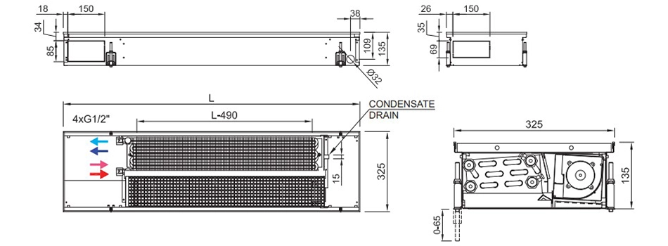 Технічне креслення Isan Termo FRD 0135 0325