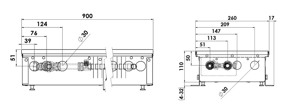 Технічне креслення Minib PM110 110 260
