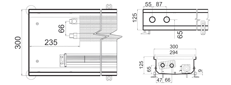 Технічне креслення Polvax КV.D. Plus.300.125
