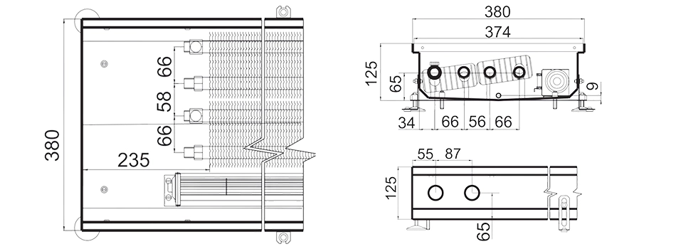 Технічне креслення Polvax КVM.D. Plus.380.125