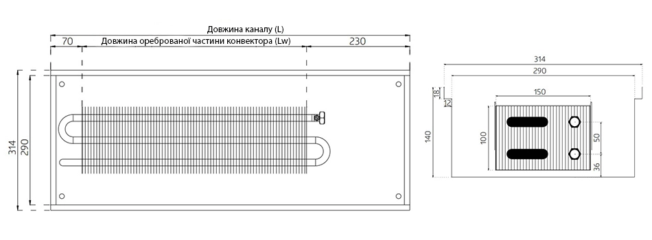 Технічне креслення Verano VK15 140 314