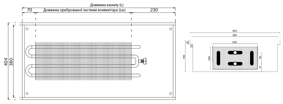Технічне креслення Verano VK15 140 404
