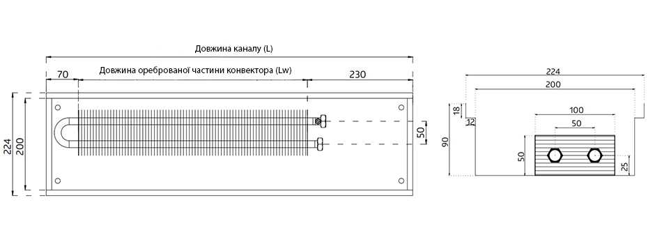 Технічне креслення Verano VK15 90 224