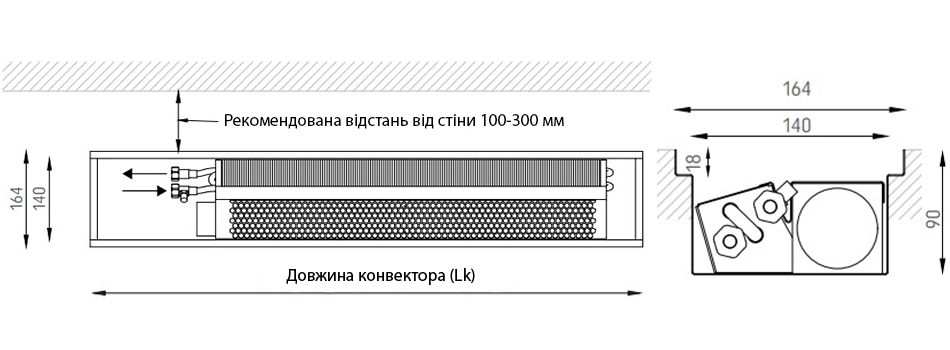 Технічне креслення Verano VKN1 90 164