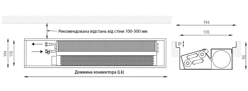 Технічне креслення Verano VKN1 90 194