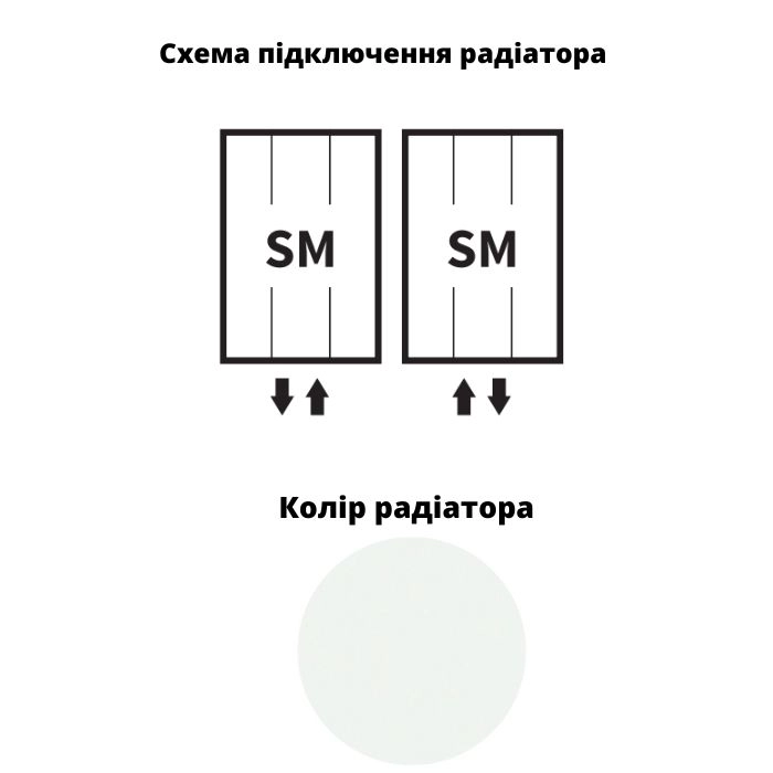 Підключення та колір Isan Akros 1500x350